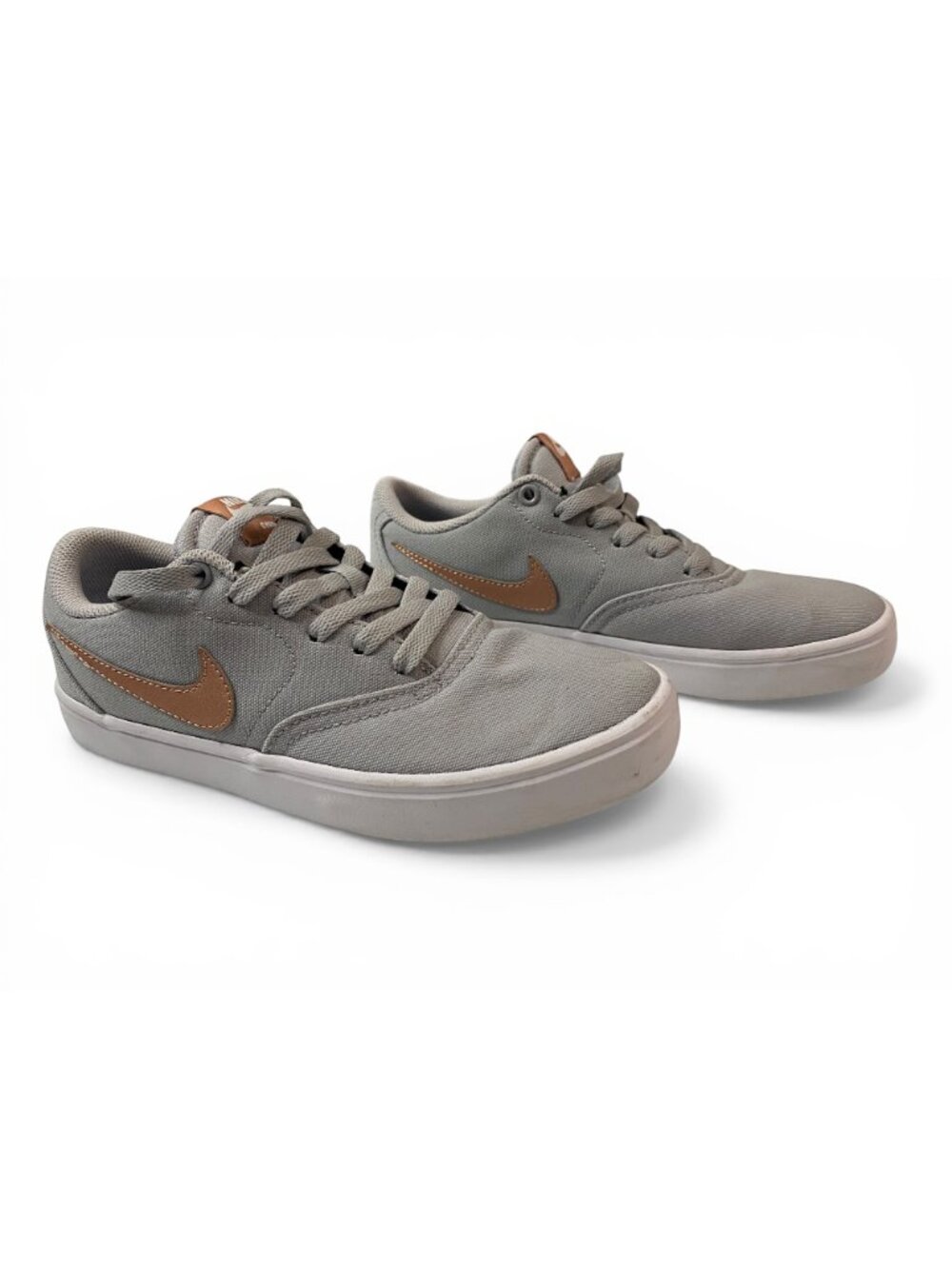 Nike SB Check Solarsoft Gray Sneakers Womens 6 Skate Shoes 921463-006 - Picture 3 of 11